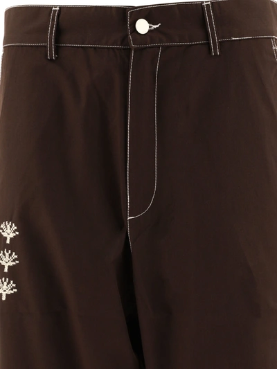 Shop Adish Shajarat Contrast Stitched Trousers