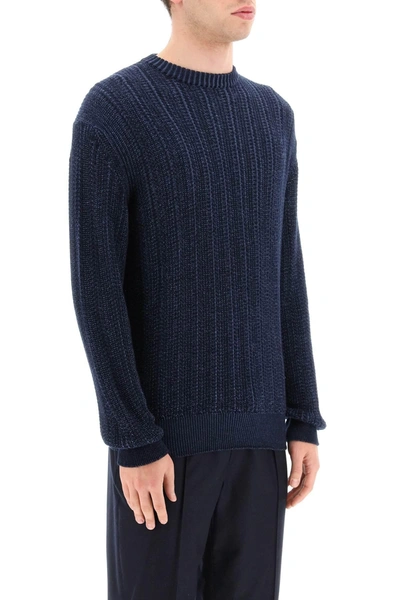 Shop Agnona Cashmere, Silk And Cotton Sweater