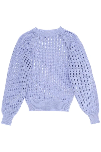 Shop Agnona Cotton Silk Sweater