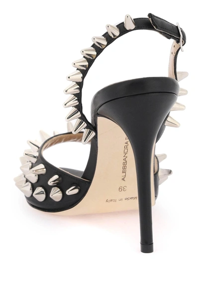 Shop Alessandra Rich Sandals With Spikes