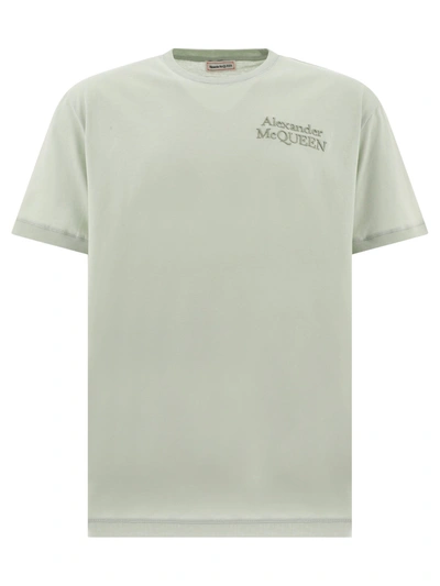 Shop Alexander Mcqueen Alexander Mc Queen Embroidered T Shirt
