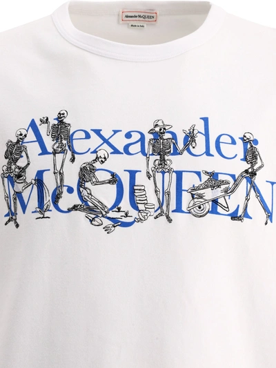 Shop Alexander Mcqueen Alexander Mc Queen Skeleton Band T Shirt