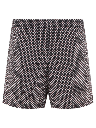 Shop Alexander Mcqueen Alexander Mc Queen Skull Dots Swim Shorts