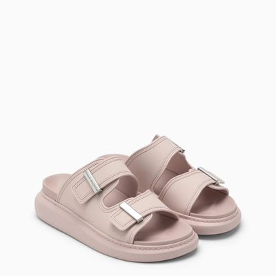 Shop Alexander Mcqueen Alexander Mc Queen Tea Rose Hybrid Sandals