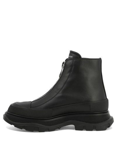 Shop Alexander Mcqueen Alexander Mc Queen Tread Slick Ankle Boots