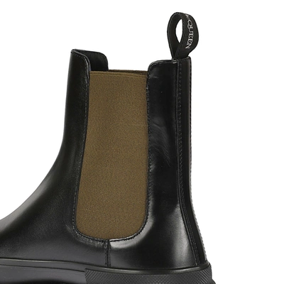 Shop Alexander Mcqueen Leather Boots