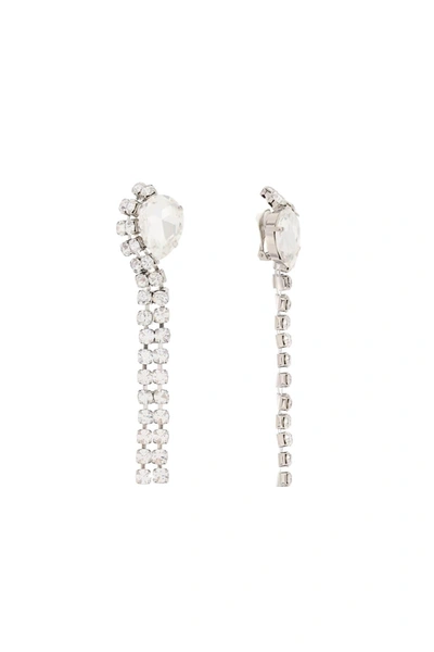Shop Alexander Mcqueen Stud Earrings With Faceted Stone