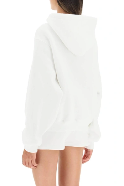 Shop Alexander Wang Logo Hoodie