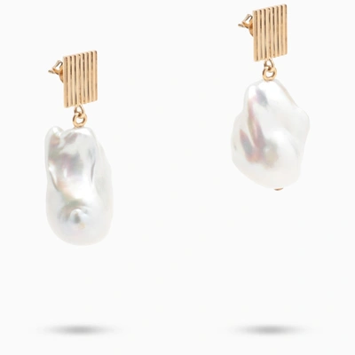 Shop Aliita Earrings With Baroque Pearls