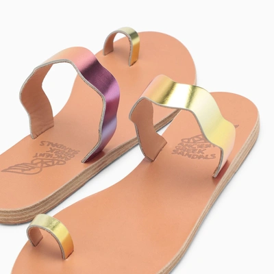 Shop Ancient Greek Sandals Multicoloured Leather Sandal