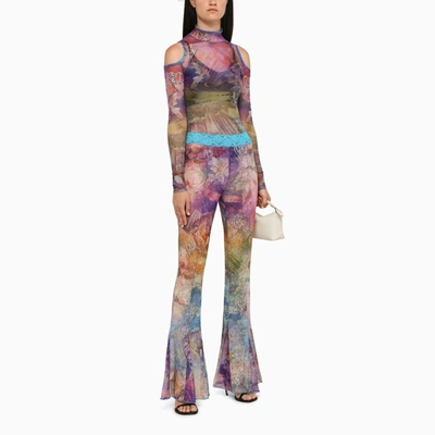 Shop Andersson Bell Multicoloured Trousers With Lace