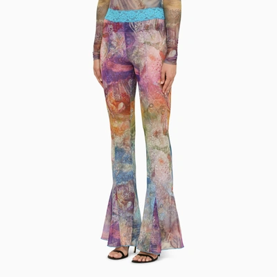 Shop Andersson Bell Multicoloured Trousers With Lace