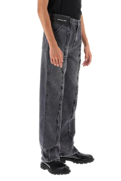 Shop Andersson Bell Wave Wide Leg Jeans