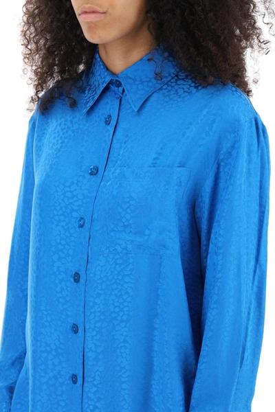Shop Art Dealer Charlie Shirt In Jacquard Silk