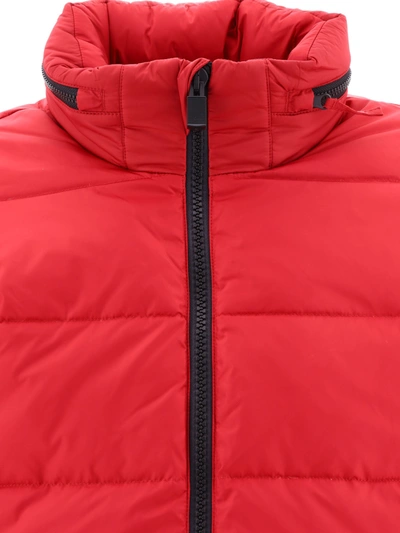 Shop Aspesi Down Jacket With Packable Hood