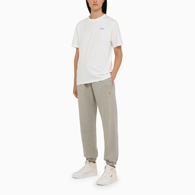 Shop Autry Grey Jersey Sports Trousers
