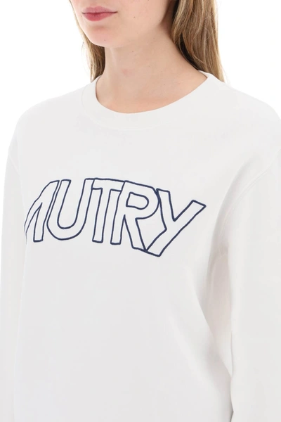 Shop Autry Embroidered Logo Sweatshirt