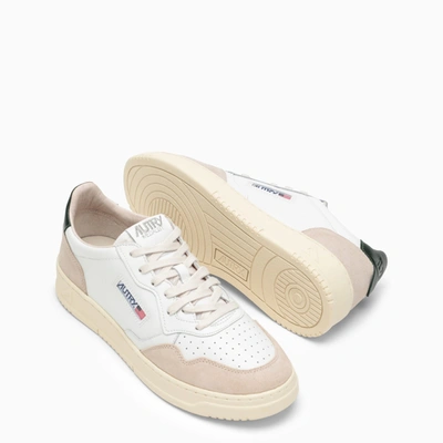 Shop Autry Medalist White/mount Leather Trainer