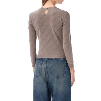 Shop Balenciaga Knitted Pullover