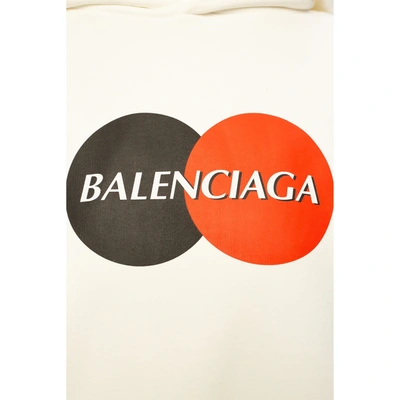 Shop Balenciaga Logo Hooded Sweatshirt