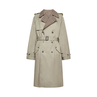 Shop Balenciaga Reversible Trench Coat