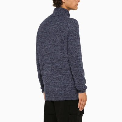 Shop Ballantyne Multicoloured Cashmere Turtleneck Jumper