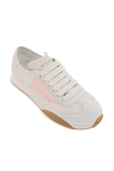 Shop Bally Leather Sonney Sneakers