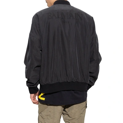 Shop Balmain Reversible Bomber Jacket