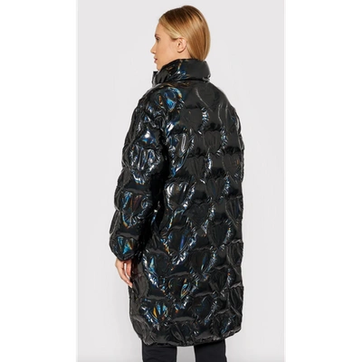 Shop Love Moschino Black Polyester Jackets & Coat