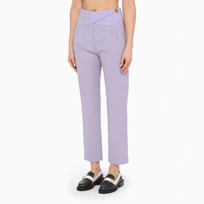 Shop Blazé Milano Regular Lilac Trousers