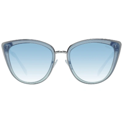 Shop Emilio Pucci Blue Sunglasses For Woman