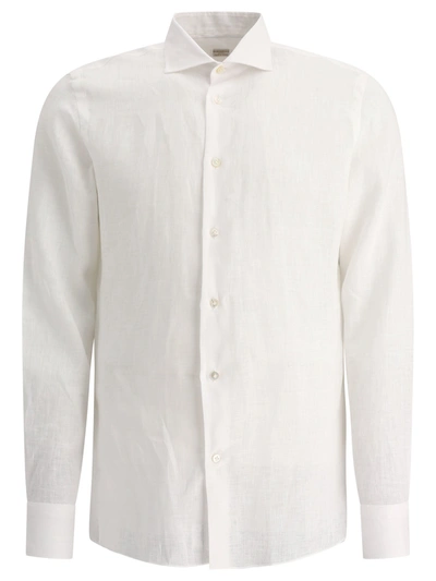 Shop Borriello Classic Linen Shirt