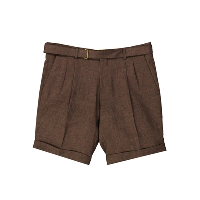 Shop Briglia 1949 Linen Shorts