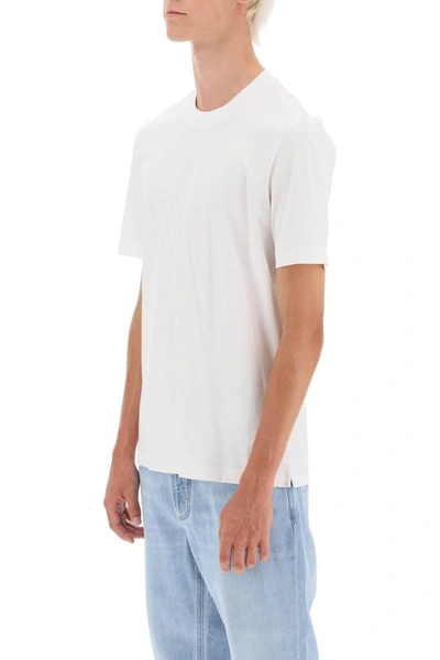 Shop Brunello Cucinelli Slim Fit Cotton T Shirt