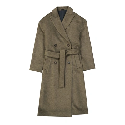 Shop Brunello Cucinelli Wool And C Mere Coat
