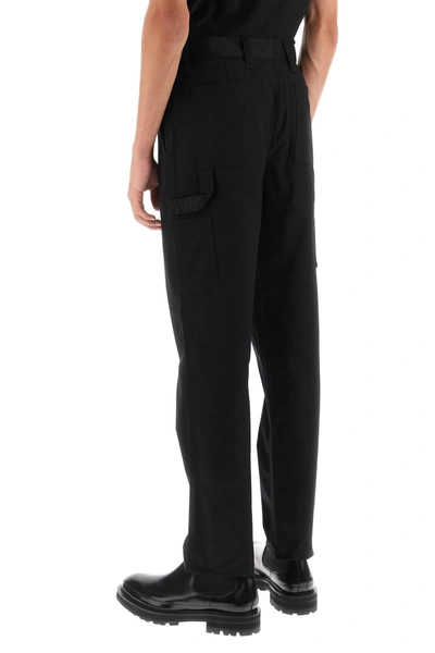 Shop Burberry 'denton' Cotton Cargo Pants