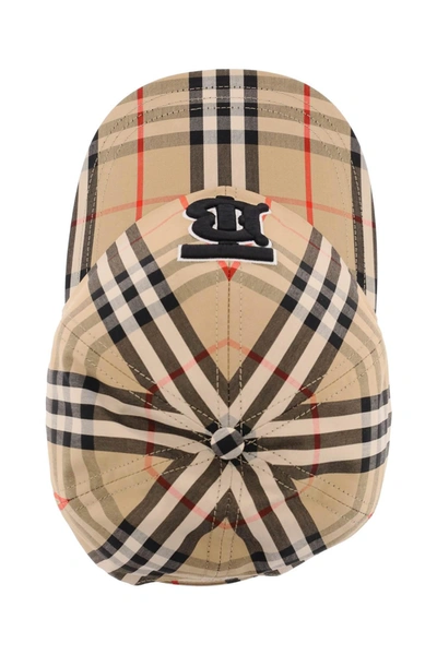 Shop Burberry Baseball Cap With Monogram