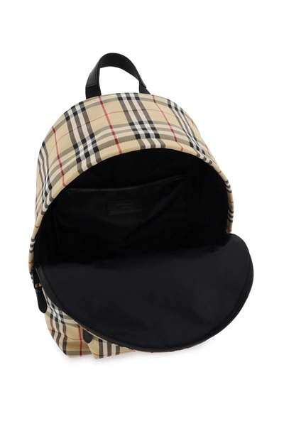 Shop Burberry Check Backpack