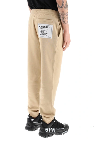 Shop Burberry Cotton Sweatpants With Prorsum Label