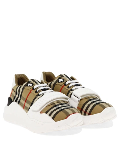 Shop Burberry New Regis Sneakers