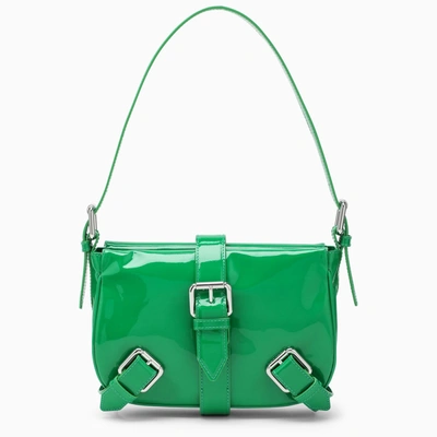 Shop By Far Murphy Green Shoulder Bag