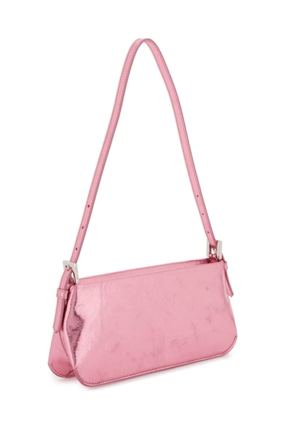 Shop By Far Metallic Leather 'dulce' Shoulder Bag