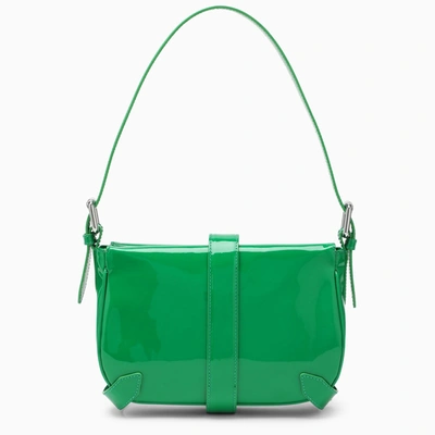Shop By Far Murphy Green Shoulder Bag