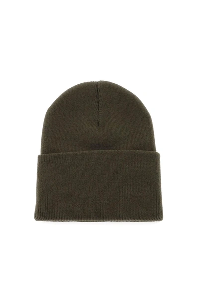 Shop Carhartt Wip Beanie Hat With Logo Patch