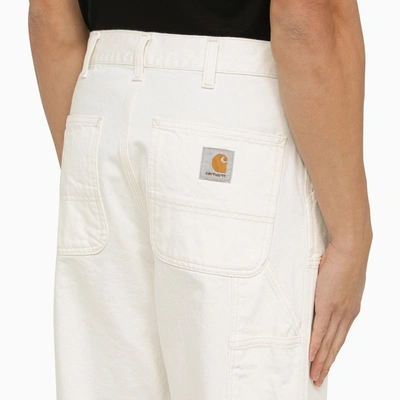 Shop Carhartt Wip Double Knee Pant White