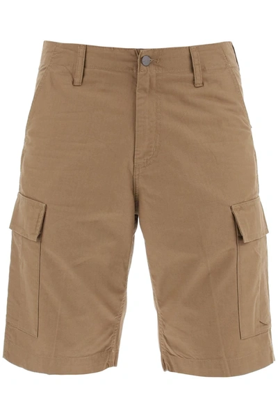 Shop Carhartt Wip Regular Cargo Shorts In Ripstop Cotton