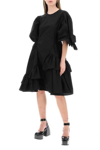 Shop Cecilie Bahnsen 'danita' Poplin Cotton Dress