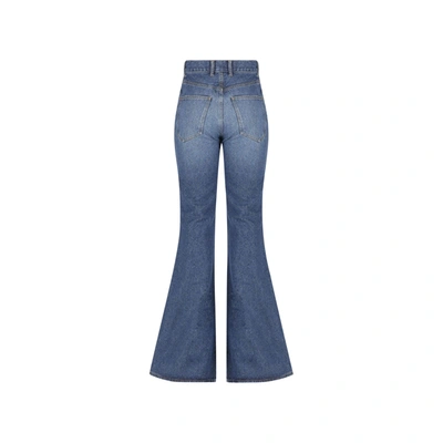 Shop Chloé Chloe' Cotton Denim Flared Jeans