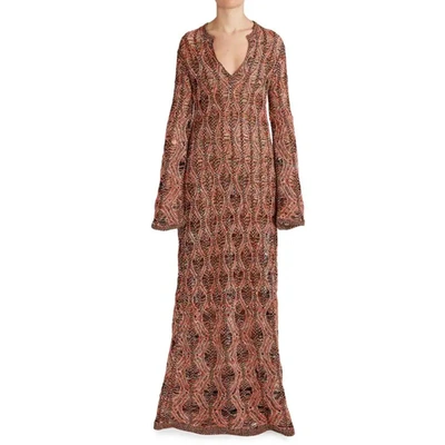 Shop Chloé Chloe' Knitted Maxi Dress