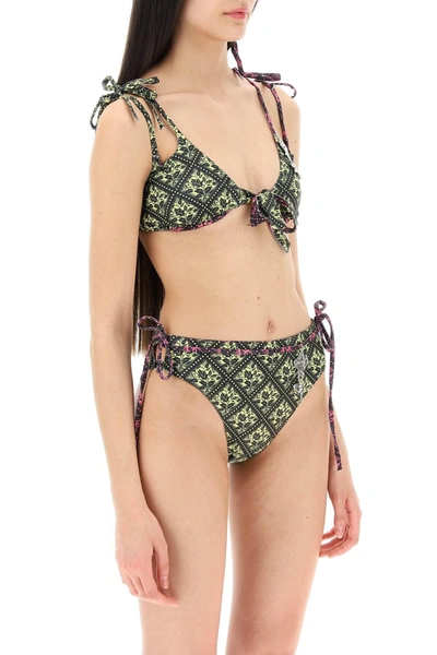 Shop Chopova Lowena Reversible Bikini Top